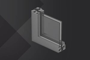 Aluminium casement window profile